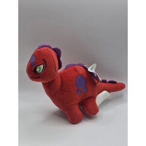 2004 McDonald's Neopets Red Chomby Plushie Happy Meal Toy